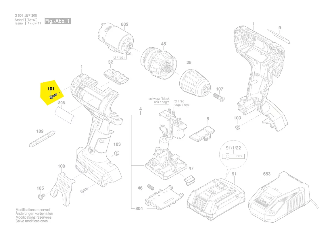 Vis réf. 2 609 110 538 fermeture coquille